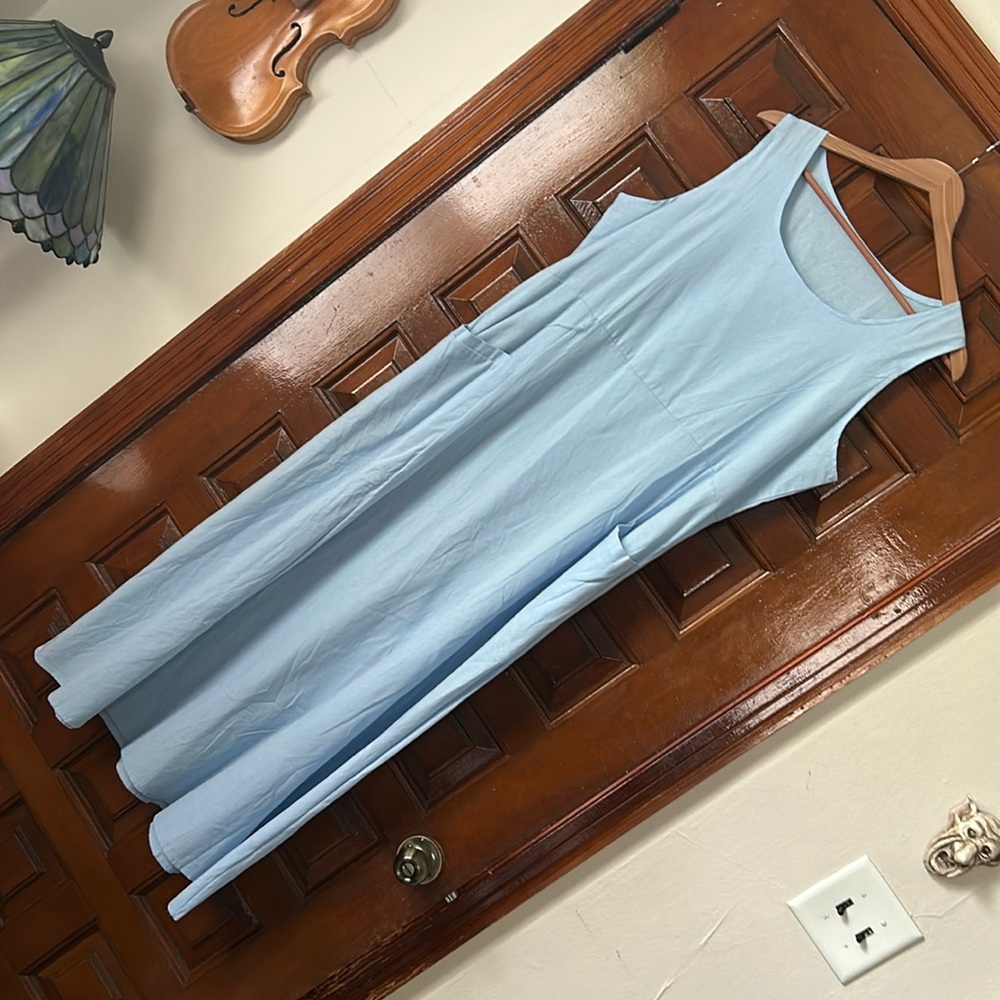 Sky Blue Cotton Sundress